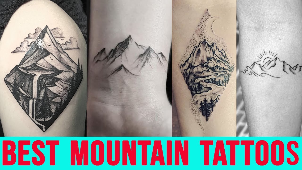 Minimalist mountain tattoo design - catyred